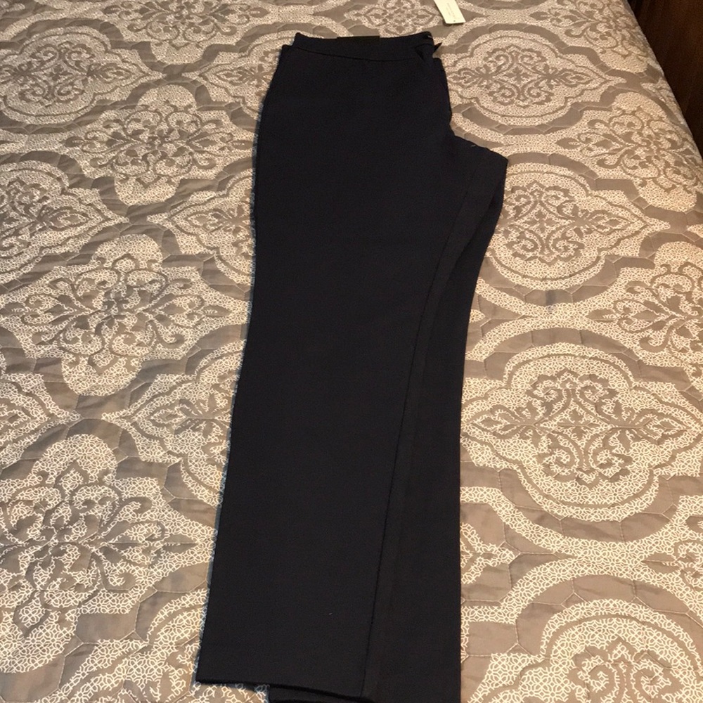 Banana Republic size 12 Navy color stretchy slacks